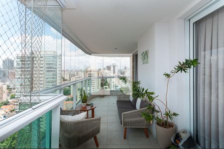 Varanda de apartamento à venda com 3 quartos, 180m² em Vila Anglo Brasileira, São Paulo