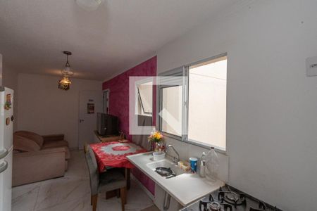 Cozinha e Área de Serviço de apartamento para alugar com 2 quartos, 30m² em Jardim Santa Esmeralda, Hortolândia