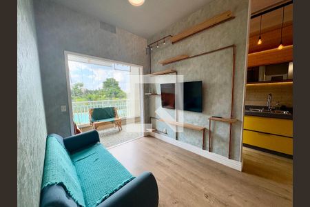 Sala de apartamento para alugar com 2 quartos, 80m² em Jardim Tereza Cristina, Jundiaí