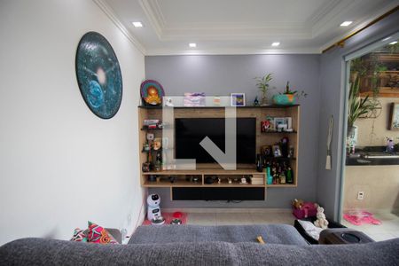 Sala de apartamento à venda com 2 quartos, 52m² em Vila Eldizia, Santo André