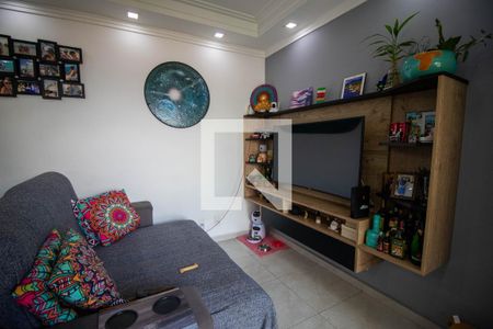 Sala de apartamento à venda com 2 quartos, 52m² em Vila Eldizia, Santo André