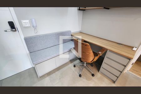 Detalhe Sala de apartamento para alugar com 1 quarto, 54m² em Boqueirão, Santos