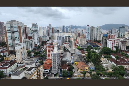 Vista da Sala de apartamento para alugar com 1 quarto, 54m² em Boqueirão, Santos