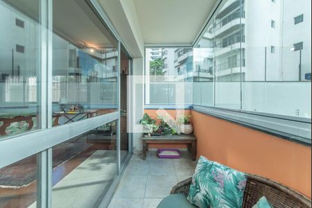 Varanda de apartamento à venda com 4 quartos, 168m² em Campo Belo, São Paulo