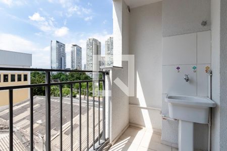 Varanda de apartamento à venda com 2 quartos, 36m² em Jardim Caravelas, São Paulo