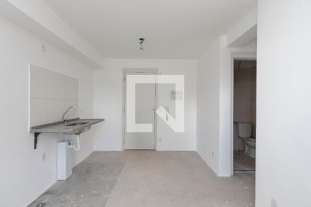 Sala/Cozinha de apartamento à venda com 2 quartos, 36m² em Jardim Caravelas, São Paulo