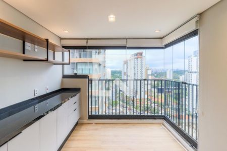 Varanda 1 de apartamento para alugar com 3 quartos, 91m² em Jardim das Acacias, São Paulo