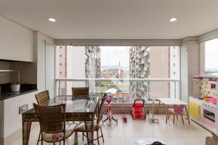 Varanda da Sala de apartamento à venda com 3 quartos, 91m² em Água Branca, São Paulo