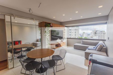 Sala de apartamento à venda com 3 quartos, 90m² em Gutierrez, Belo Horizonte