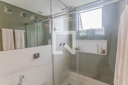 Banheiro da Suíte de apartamento à venda com 3 quartos, 90m² em Gutierrez, Belo Horizonte