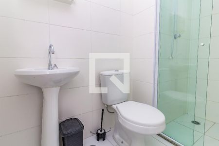 Banheiro de apartamento para alugar com 1 quarto, 27m² em Barra Funda, São Paulo