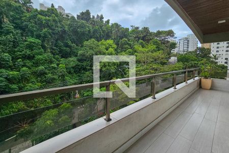 Varanda  de apartamento para alugar com 3 quartos, 165m² em Jardim Tejereba, Guarujá