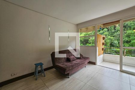 Sala de apartamento para alugar com 3 quartos, 165m² em Jardim Tejereba, Guarujá