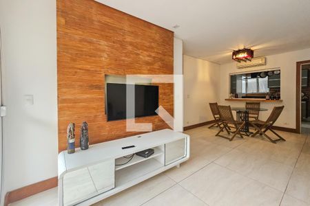 Sala de apartamento para alugar com 3 quartos, 165m² em Jardim Tejereba, Guarujá