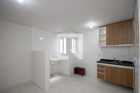 Sala e Cozinha  de kitnet/studio para alugar com 1 quarto, 32m² em Vila Maria Alta, São Paulo