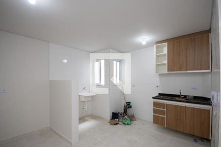 Sala e Cozinha  de kitnet/studio para alugar com 1 quarto, 32m² em Vila Maria Alta, São Paulo