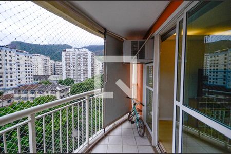 Varanda da Sala de apartamento à venda com 4 quartos, 100m² em Tijuca, Rio de Janeiro