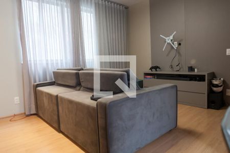 sala de apartamento à venda com 2 quartos, 60m² em Sion, Belo Horizonte