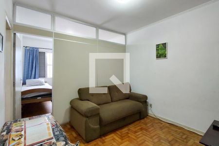 Sala de apartamento para alugar com 1 quarto, 33m² em Aviação, Praia Grande