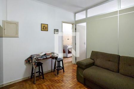 Sala de apartamento para alugar com 1 quarto, 33m² em Aviação, Praia Grande