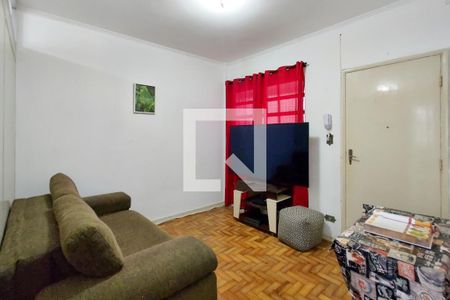 Sala de apartamento para alugar com 1 quarto, 33m² em Aviação, Praia Grande