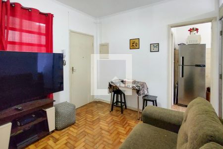 Sala de apartamento para alugar com 1 quarto, 33m² em Aviação, Praia Grande