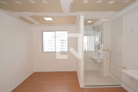 Sala/Cozinha de apartamento à venda com 2 quartos, 35m² em Usina Piratininga, São Paulo