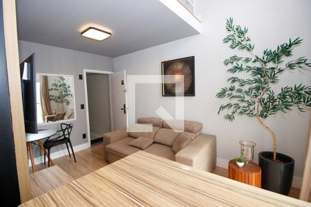 Sala de apartamento para alugar com 1 quarto, 48m² em Vila Andrade, São Paulo