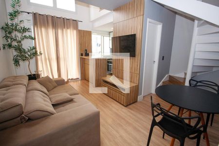 Sala de apartamento para alugar com 1 quarto, 48m² em Vila Andrade, São Paulo