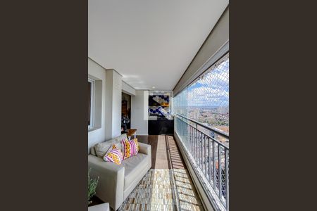 Varanda da Sala de apartamento à venda com 2 quartos, 78m² em Belenzinho, São Paulo