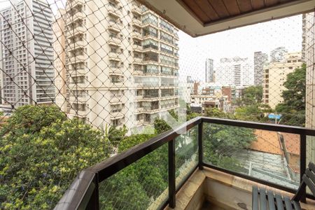 Suíte varanda de apartamento para alugar com 1 quarto, 38m² em Vila Nova Conceição, São Paulo