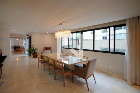 Sala de Jantar de apartamento à venda com 4 quartos, 210m² em Barro Preto, Belo Horizonte