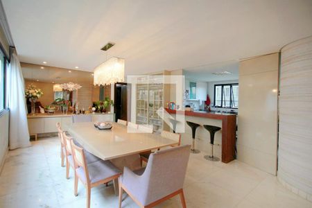 Sala de Jantar de apartamento à venda com 4 quartos, 210m² em Barro Preto, Belo Horizonte