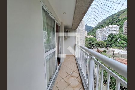 Varanda de apartamento para alugar com 3 quartos, 110m² em Botafogo, Rio de Janeiro