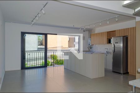 Sala / Cozinha de apartamento para alugar com 2 quartos, 77m² em Campeche, Florianópolis