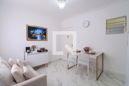 Sala/Cozinha de apartamento para alugar com 1 quarto, 45m² em Luz, São Paulo