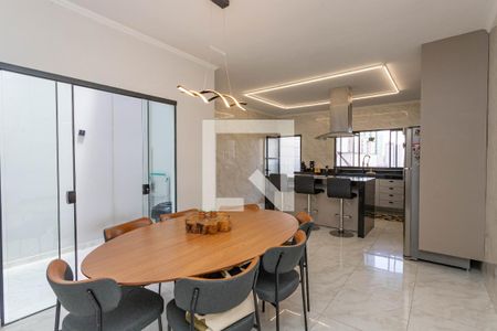 Sala de jantar de casa à venda com 3 quartos, 254m² em Centro, Diadema