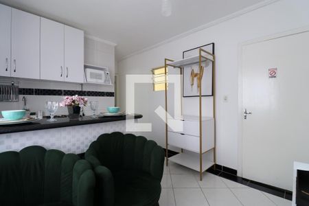 Sala/Cozinha de apartamento para alugar com 1 quarto, 45m² em Luz, São Paulo