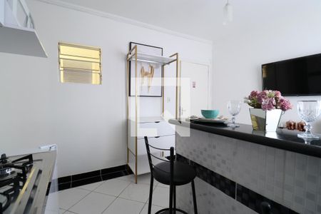 Sala/Cozinha de apartamento para alugar com 1 quarto, 45m² em Luz, São Paulo