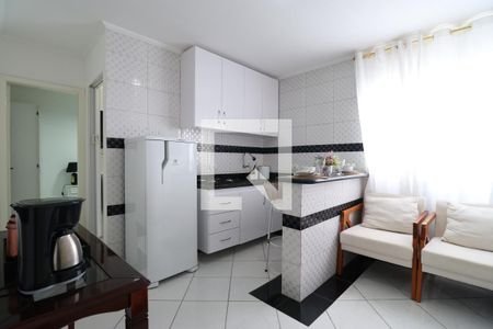 Sala/Cozinha de apartamento para alugar com 1 quarto, 40m² em Luz, São Paulo