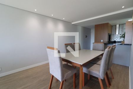 Sala de estar e jantar de apartamento para alugar com 3 quartos, 88m² em Rondônia, Novo Hamburgo