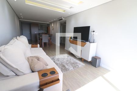 Sala de estar e jantar de apartamento para alugar com 3 quartos, 88m² em Rondônia, Novo Hamburgo