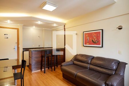 Sala de apartamento para alugar com 1 quarto, 42m² em Funcionários, Belo Horizonte