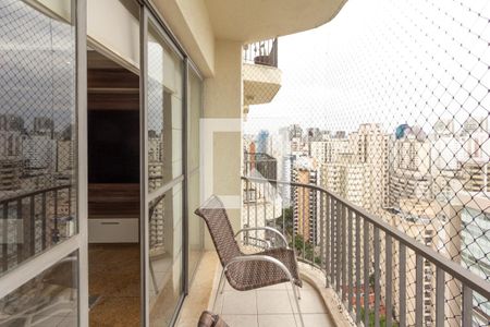 Sala varanda de apartamento à venda com 4 quartos, 180m² em Indianópolis, São Paulo