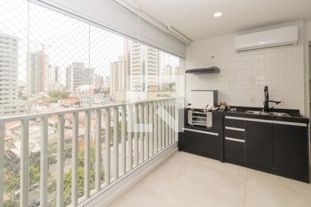 Varanda de apartamento à venda com 2 quartos, 68m² em Vila Dom Pedro I, São Paulo