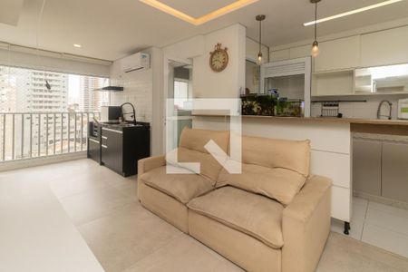 Sala de apartamento à venda com 2 quartos, 68m² em Vila Dom Pedro I, São Paulo