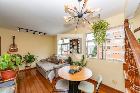 Sala 1 de apartamento à venda com 3 quartos, 200m² em Nova Suíça, Belo Horizonte