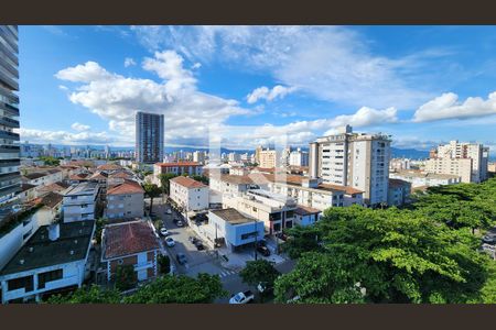 Vista da Sala de apartamento para alugar com 3 quartos, 141m² em Ponta da Praia, Santos