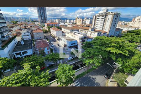 Vista da Sala de apartamento para alugar com 3 quartos, 141m² em Ponta da Praia, Santos