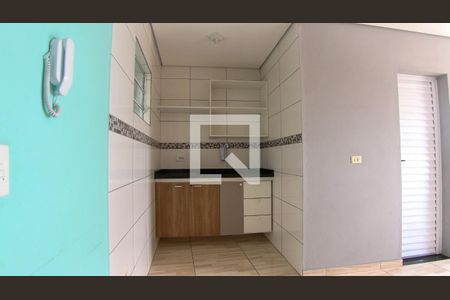 Studio/Cozinha de kitnet/studio para alugar com 1 quarto, 25m² em Vila Alzira, São Paulo